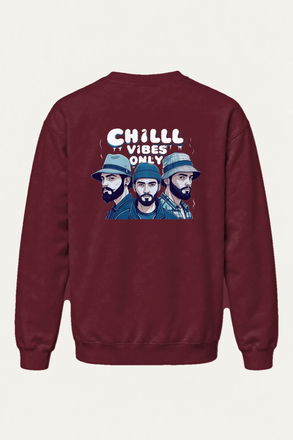 "Chill Vibes Only" Heavy Blend Unisex Crewneck Sweatshirt | Gildan 18000