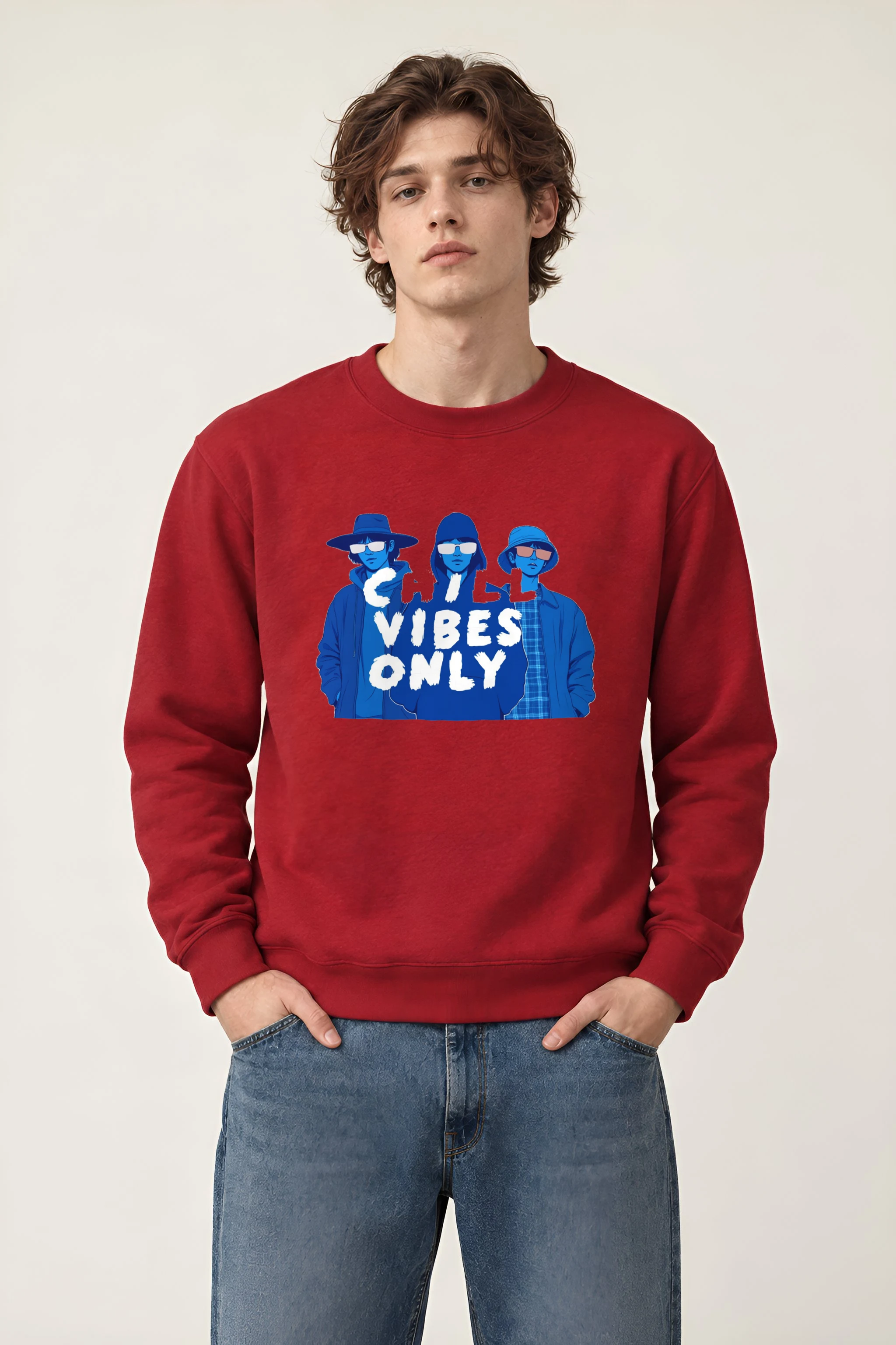 "Chill Vibes Only" 1 Crewneck Sweatshirt