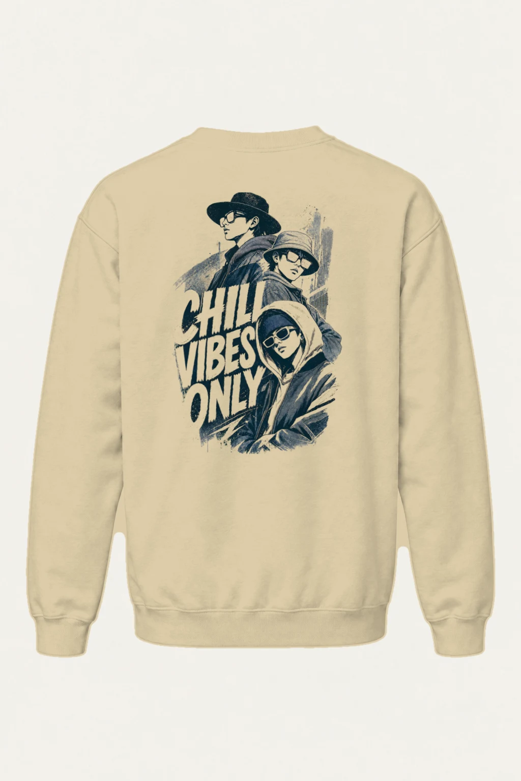"Chill Vibes Only" Heavy Blend Unisex Crewneck Sweatshirt | Gildan 18000