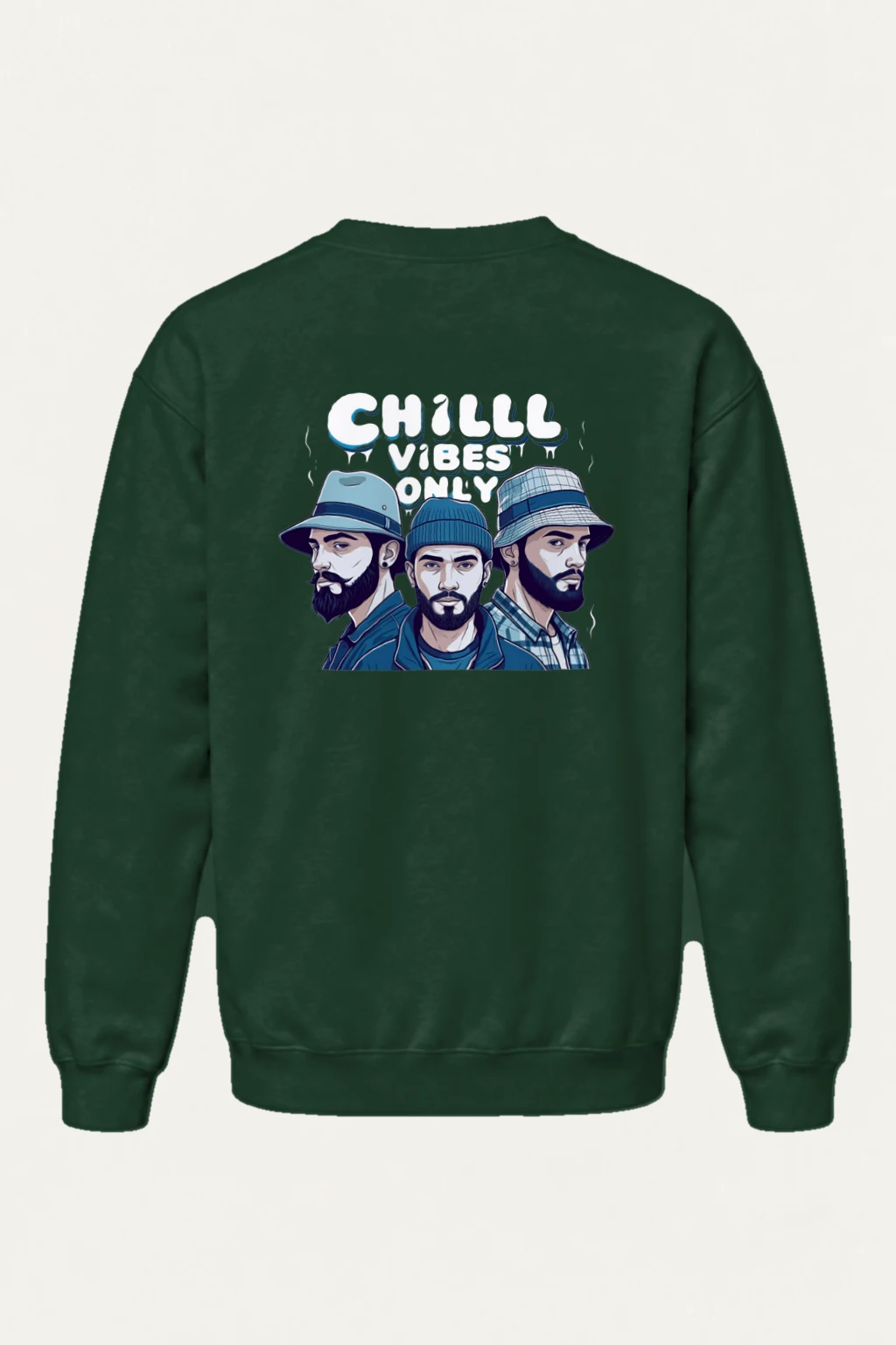 "Chill Vibes Only" Heavy Blend Unisex Crewneck Sweatshirt | Gildan 18000