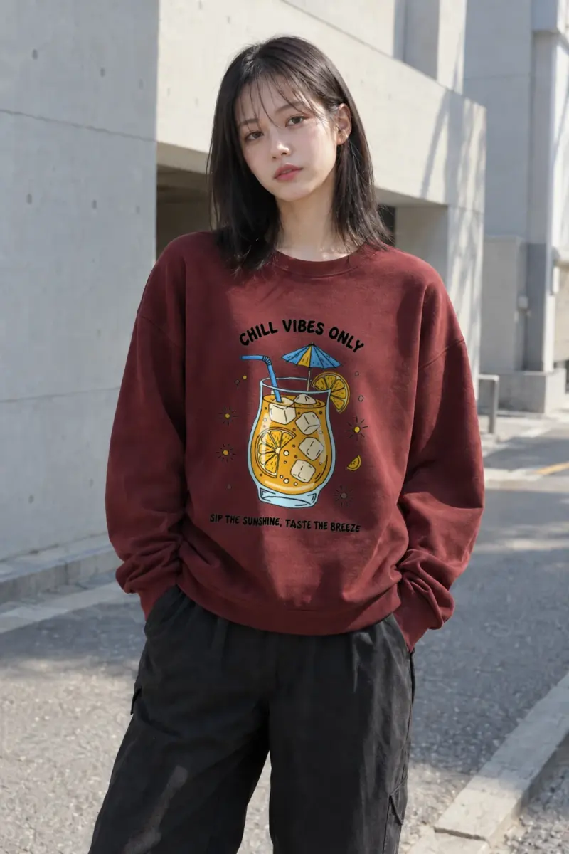 "Chill Vibes Only" Heavy Blend Unisex Crewneck Sweatshirt | Gildan 18000