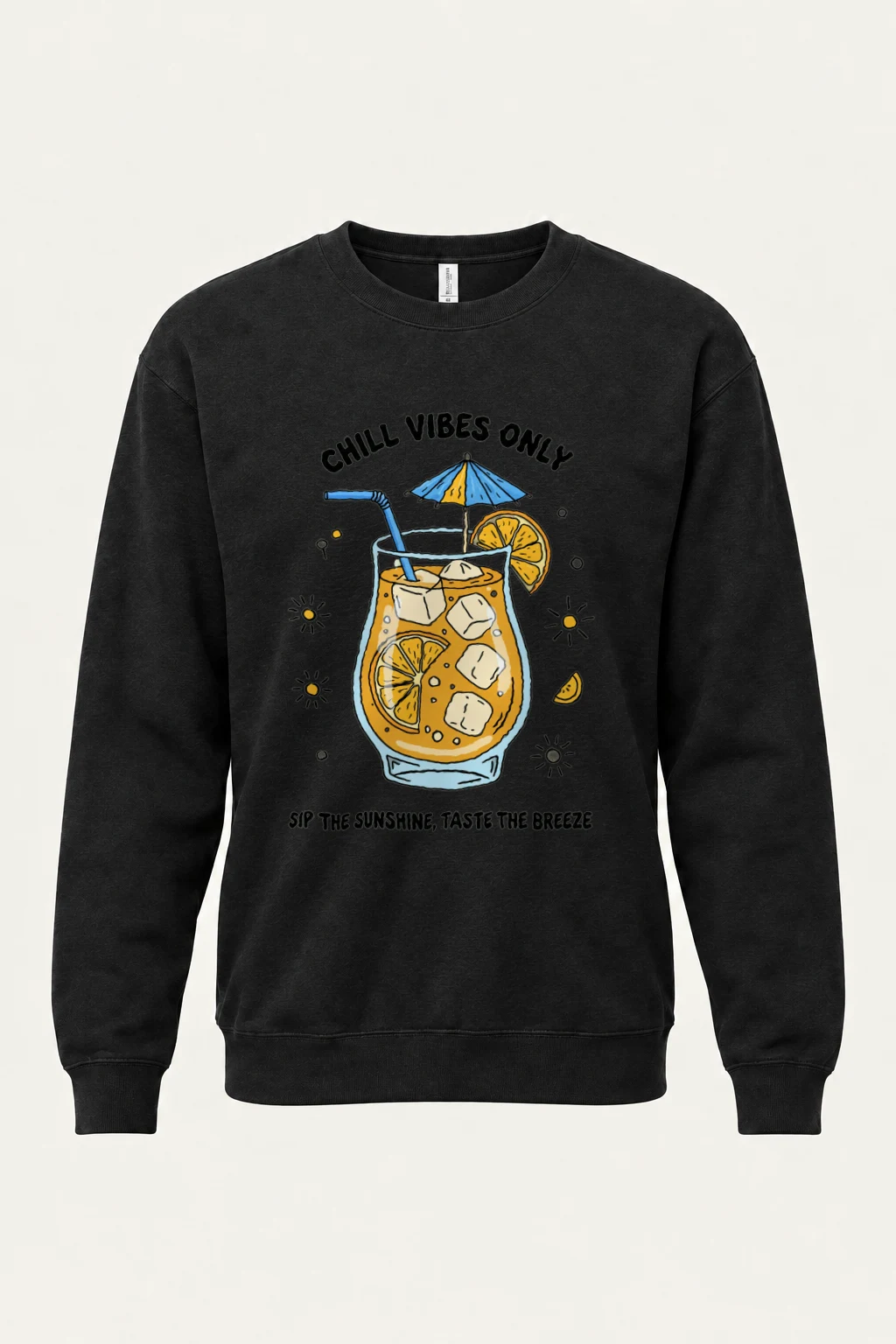 "Chill Vibes Only" Heavy Blend Unisex Crewneck Sweatshirt | Gildan 18000