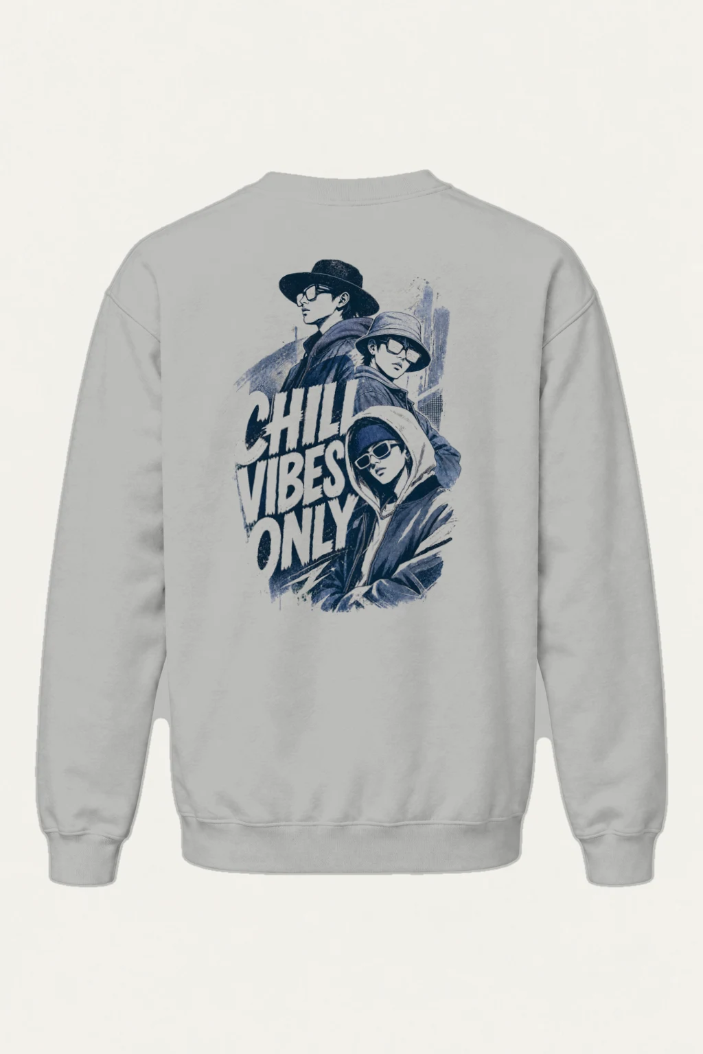 "Chill Vibes Only" Heavy Blend Unisex Crewneck Sweatshirt | Gildan 18000