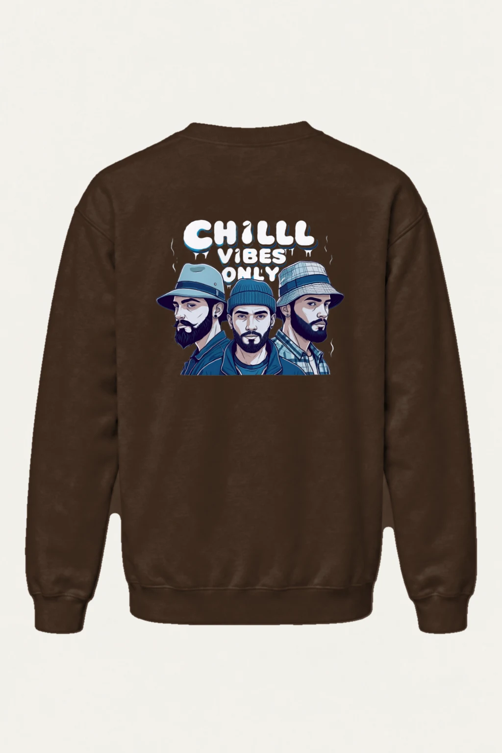"Chill Vibes Only" Heavy Blend Unisex Crewneck Sweatshirt | Gildan 18000