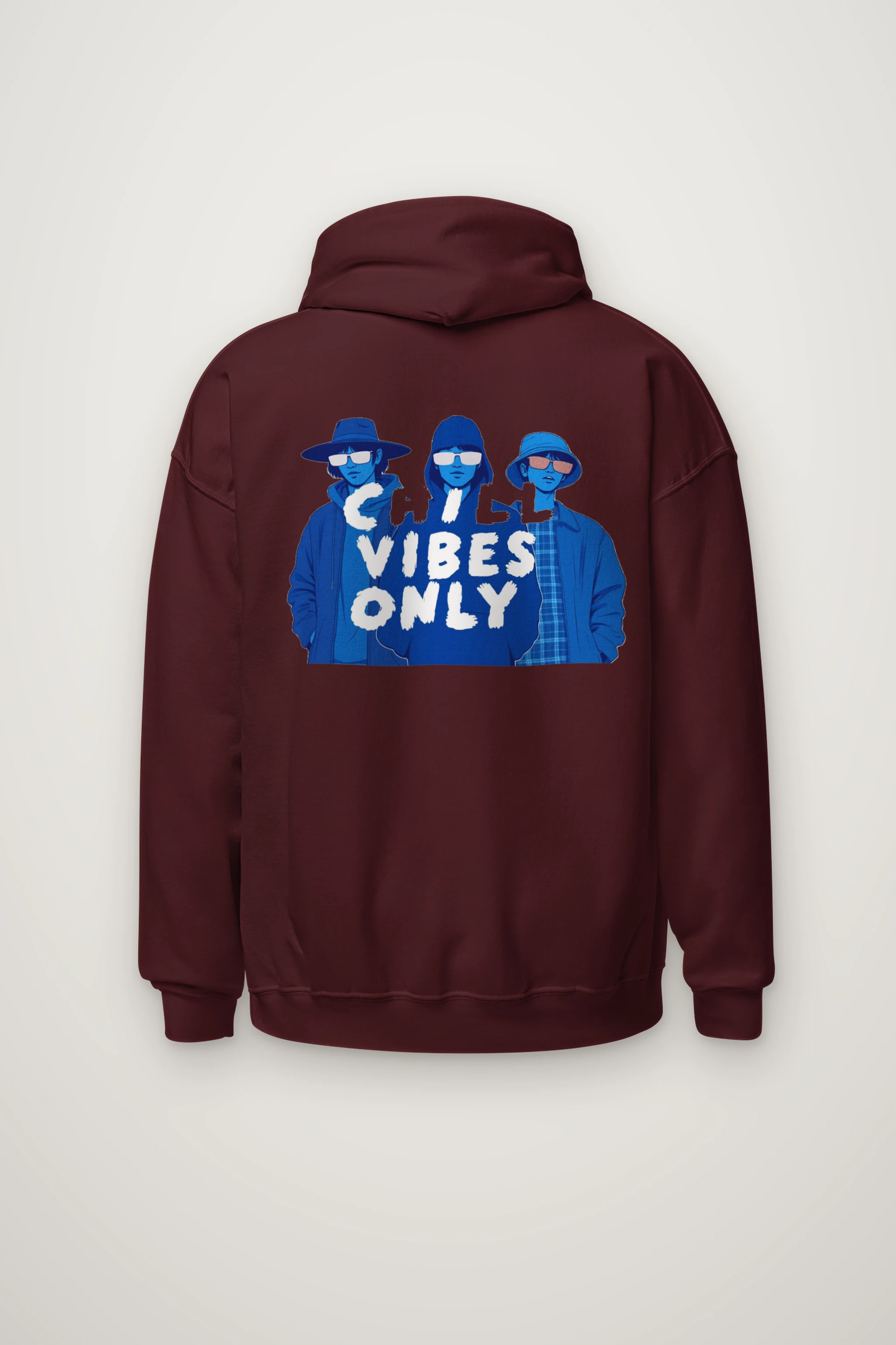 "Chill Vibes Only" Heavy Blend Unisex Pullover Hoodie