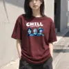 "Chill Vibes Only" Heavyweight Unisex Crewneck T-shirt | Gildan 5000