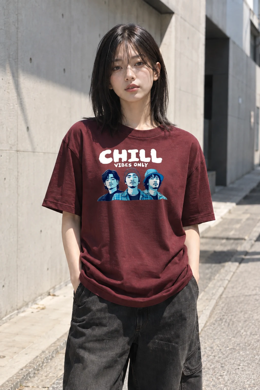 "Chill Vibes Only" Heavyweight Unisex Crewneck T-shirt | Gildan 5000