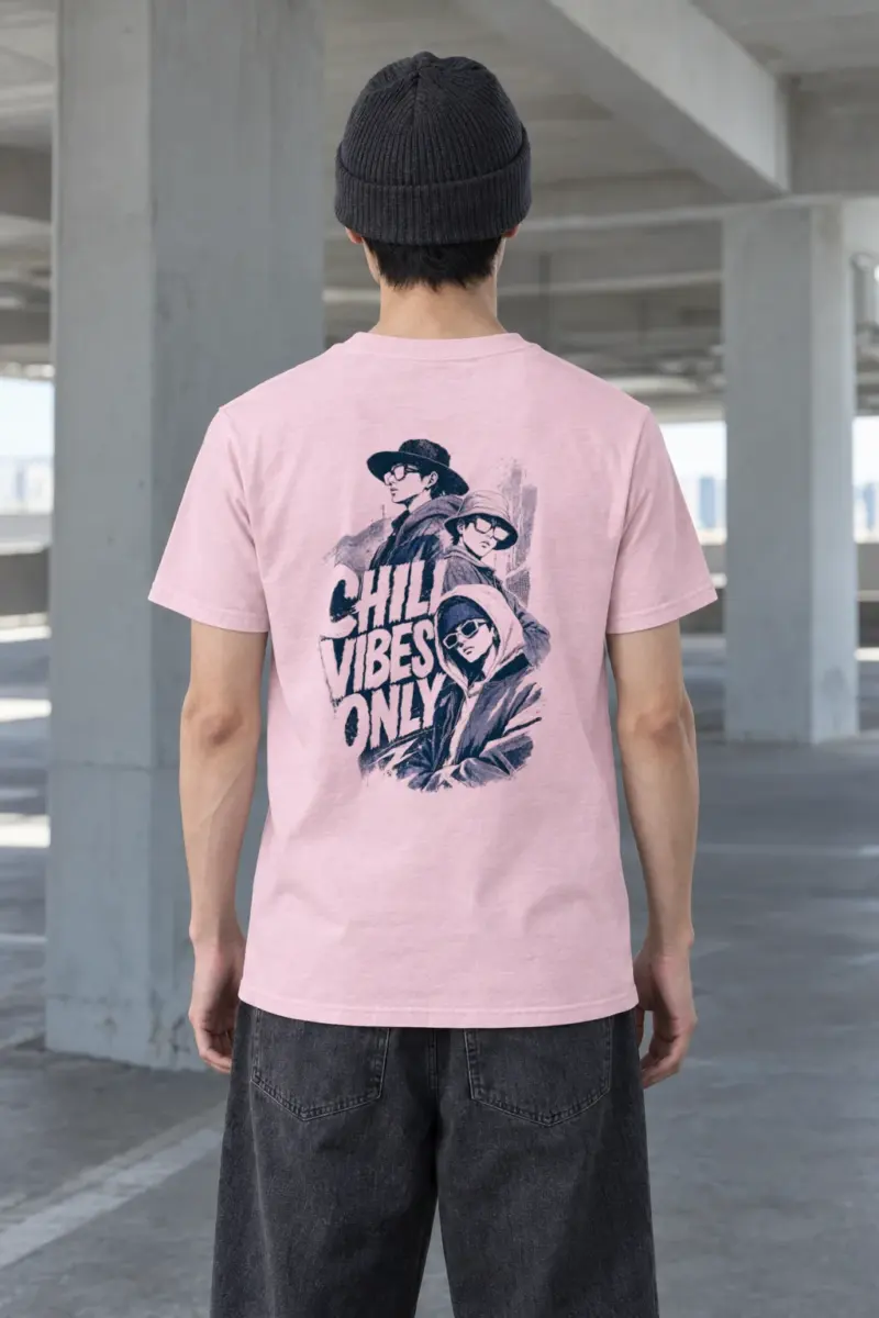 "Chill Vibes Only" Heavyweight Unisex Crewneck T-shirt