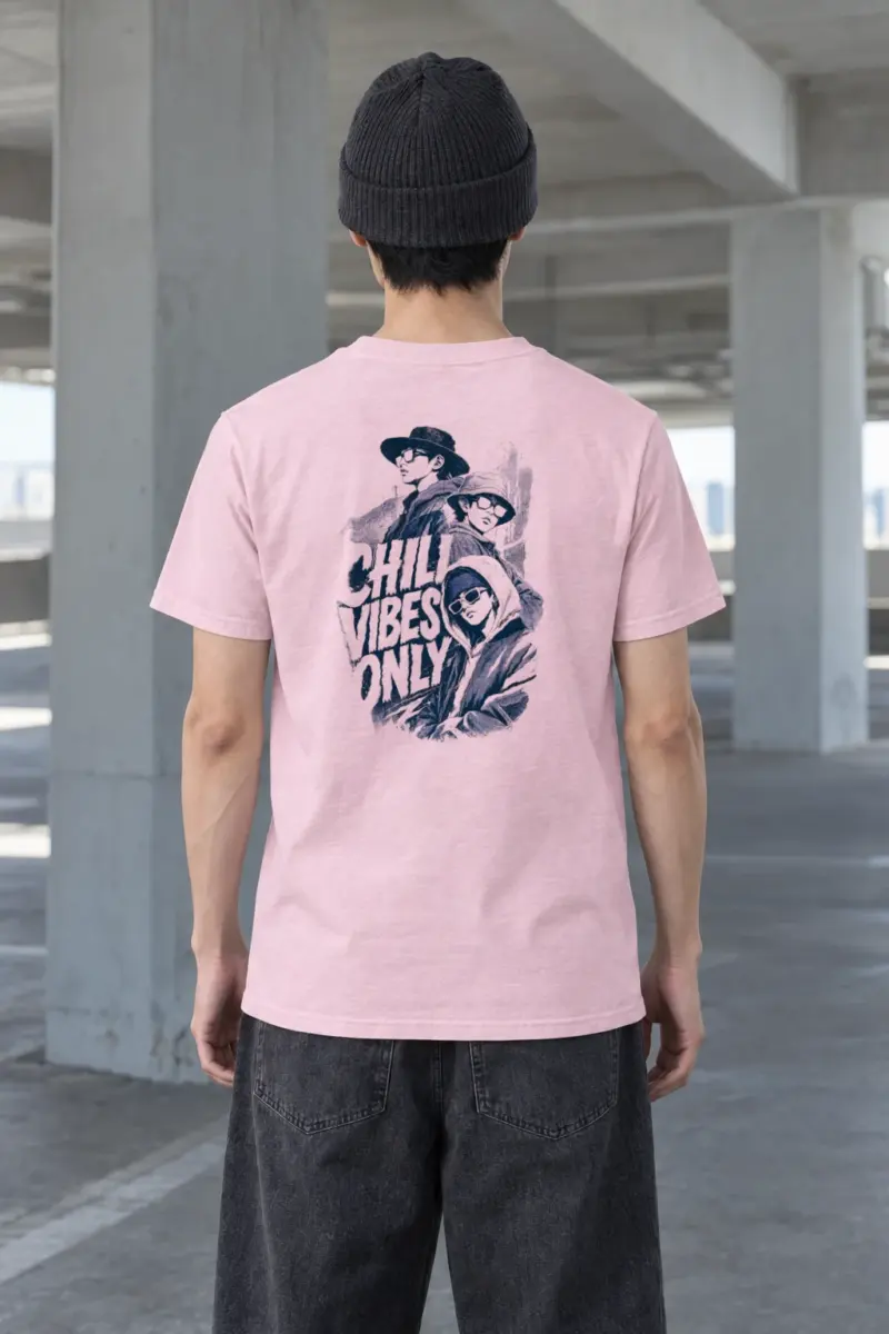 "Chill Vibes Only" Heavyweight Unisex Crewneck T-shirt