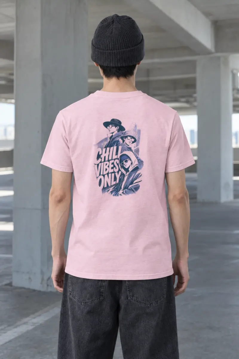 "Chill Vibes Only" Heavyweight Unisex Crewneck T-shirt