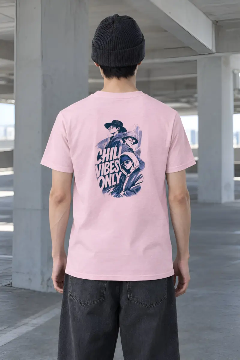 "Chill Vibes Only" Heavyweight Unisex Crewneck T-shirt
