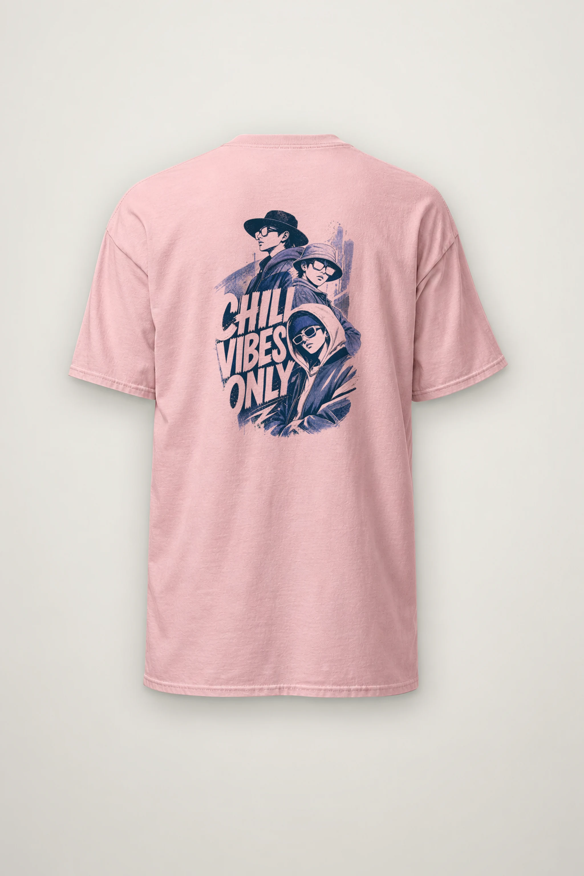 "Chill Vibes Only" Heavyweight Unisex Crewneck T-shirt