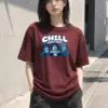 "Chill Vibes Only" Heavyweight Unisex Crewneck T-shirt | Gildan 5000