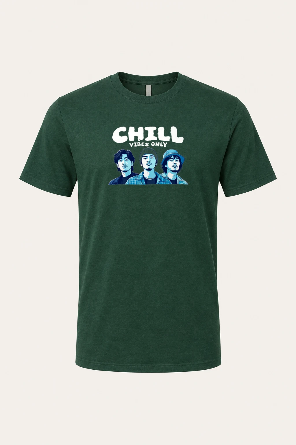 "Chill Vibes Only" Heavyweight Unisex Crewneck T-shirt | Gildan 5000