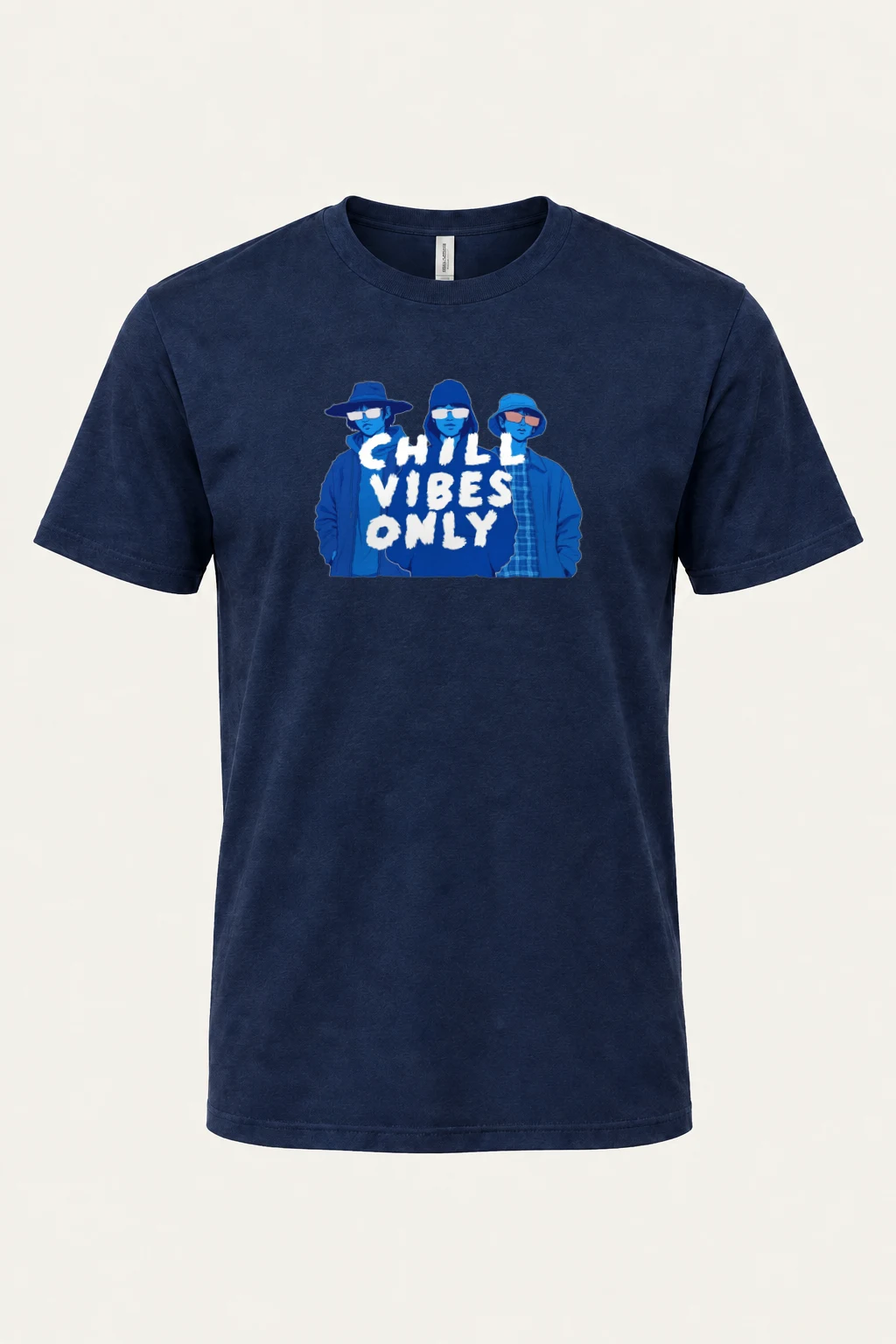 "Chill Vibes Only" Heavyweight Unisex Crewneck T-shirt | Gildan 5000