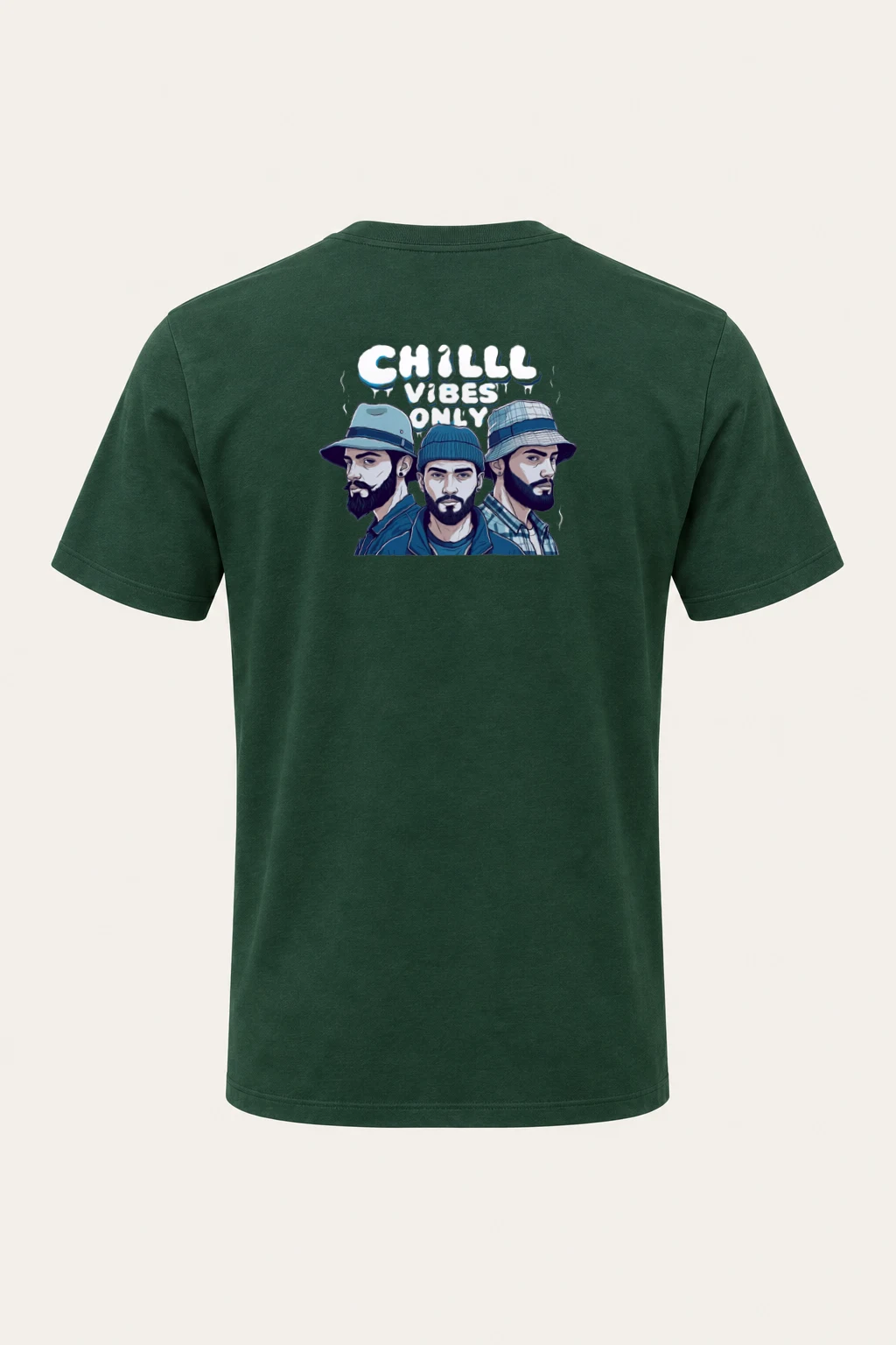 "Chill Vibes Only" Heavyweight Unisex Crewneck T-shirt | Gildan 5000