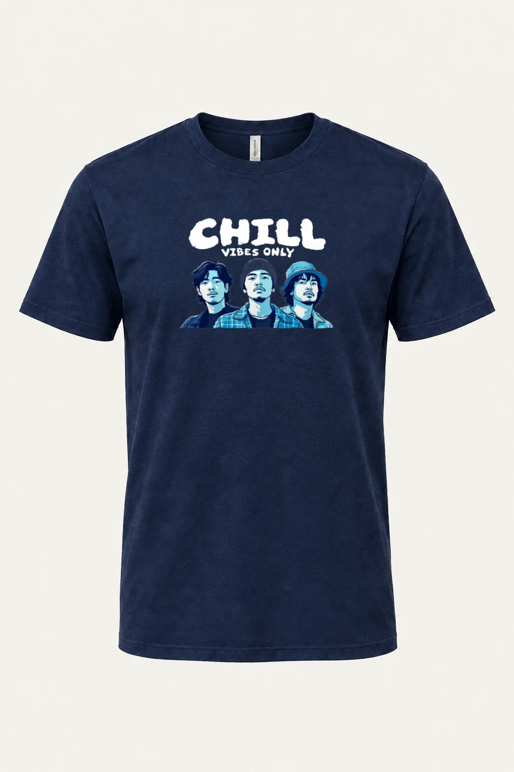 "Chill Vibes Only" Heavyweight Unisex Crewneck T-shirt | Gildan 5000