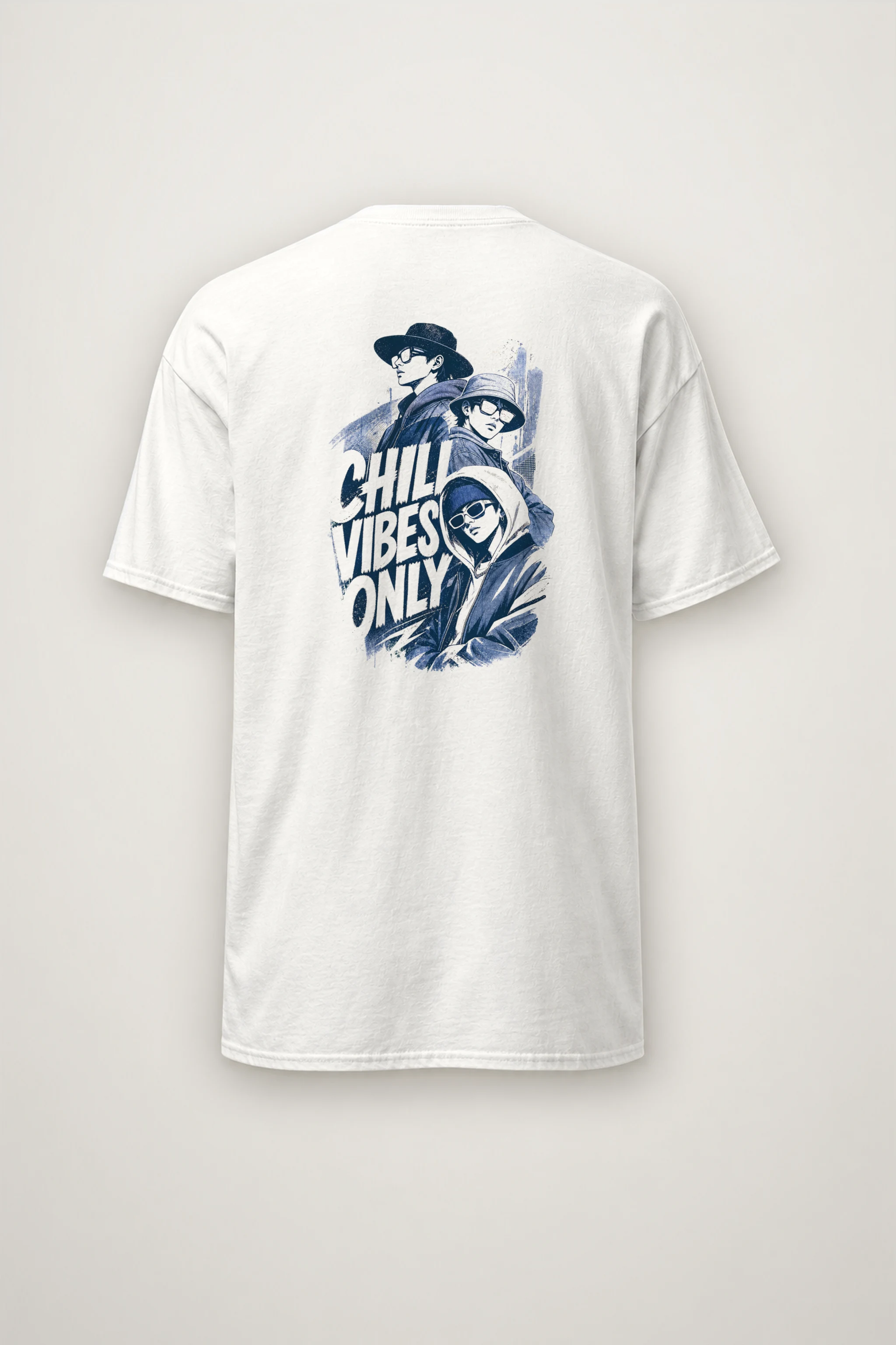 "Chill Vibes Only" Heavyweight Unisex Crewneck T-shirt