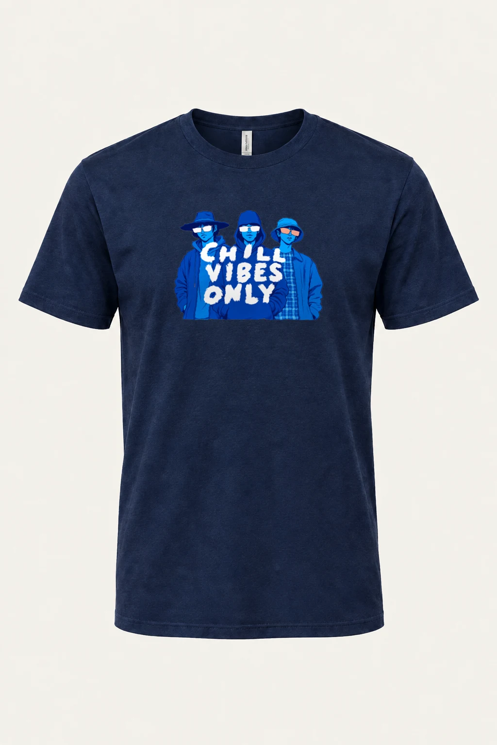 "Chill Vibes Only" Heavyweight Unisex Crewneck T-shirt | Gildan 5000