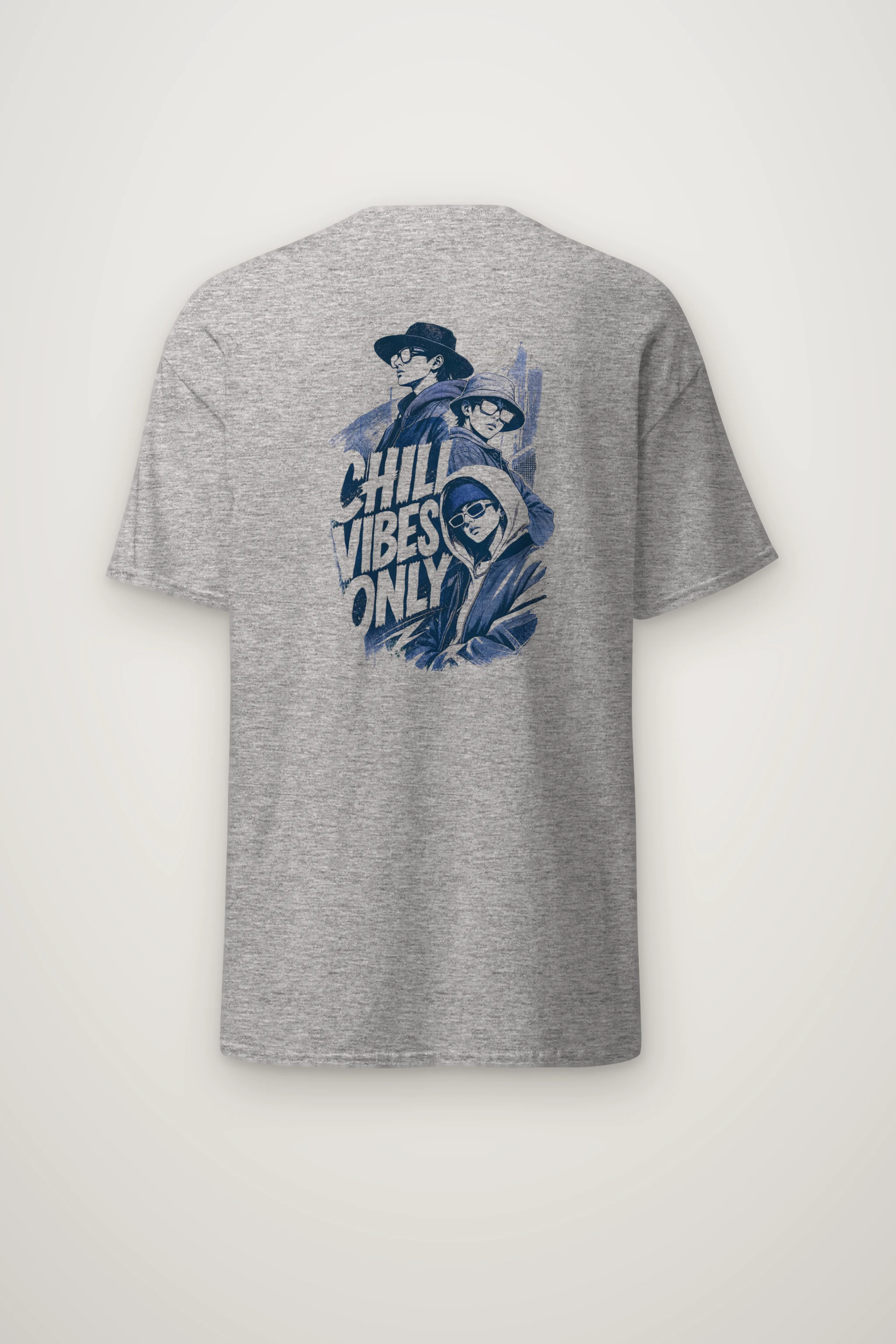 "Chill Vibes Only" Heavyweight Unisex Crewneck T-shirt