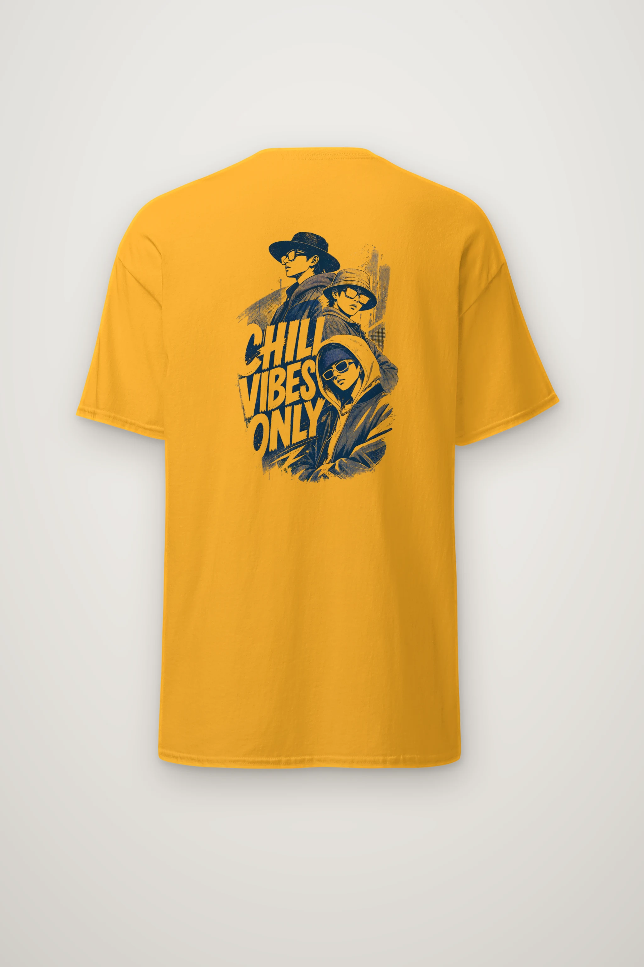 "Chill Vibes Only" Heavyweight Unisex Crewneck T-shirt