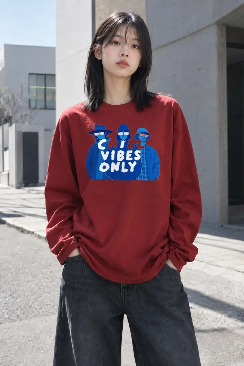 "Chill Vibes Only" Unisex Longsleeve T-shirt | Gildan 2400