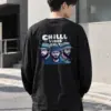 "Chill Vibes Only" Unisex Longsleeve T-shirt | Gildan 2400