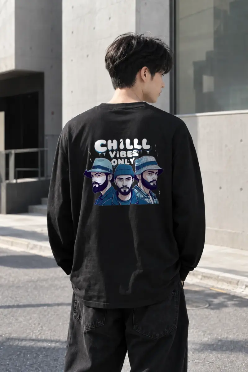 “Chill Vibes Only” Unisex Longsleeve T-shirt | Gildan 2400