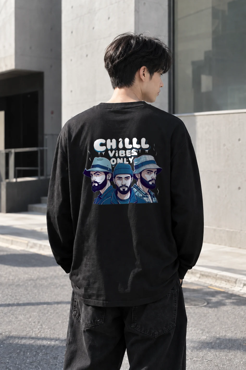 "Chill Vibes Only" Unisex Longsleeve T-shirt | Gildan 2400