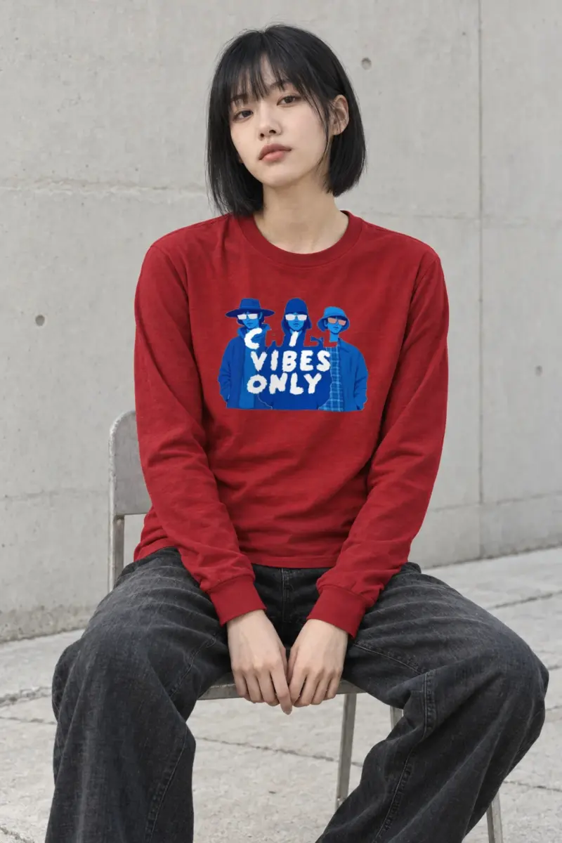 "Chill Vibes Only" Unisex Longsleeve T-shirt