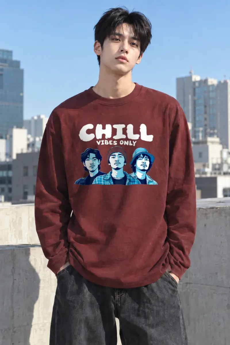 “Chill Vibes Only” Unisex Longsleeve T-shirt | Gildan 2400