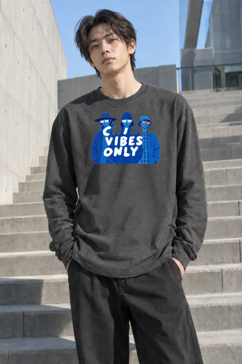 "Chill Vibes Only" Unisex Longsleeve T-shirt | Gildan 2400