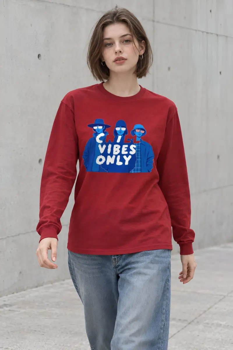 "Chill Vibes Only" Unisex Longsleeve T-shirt