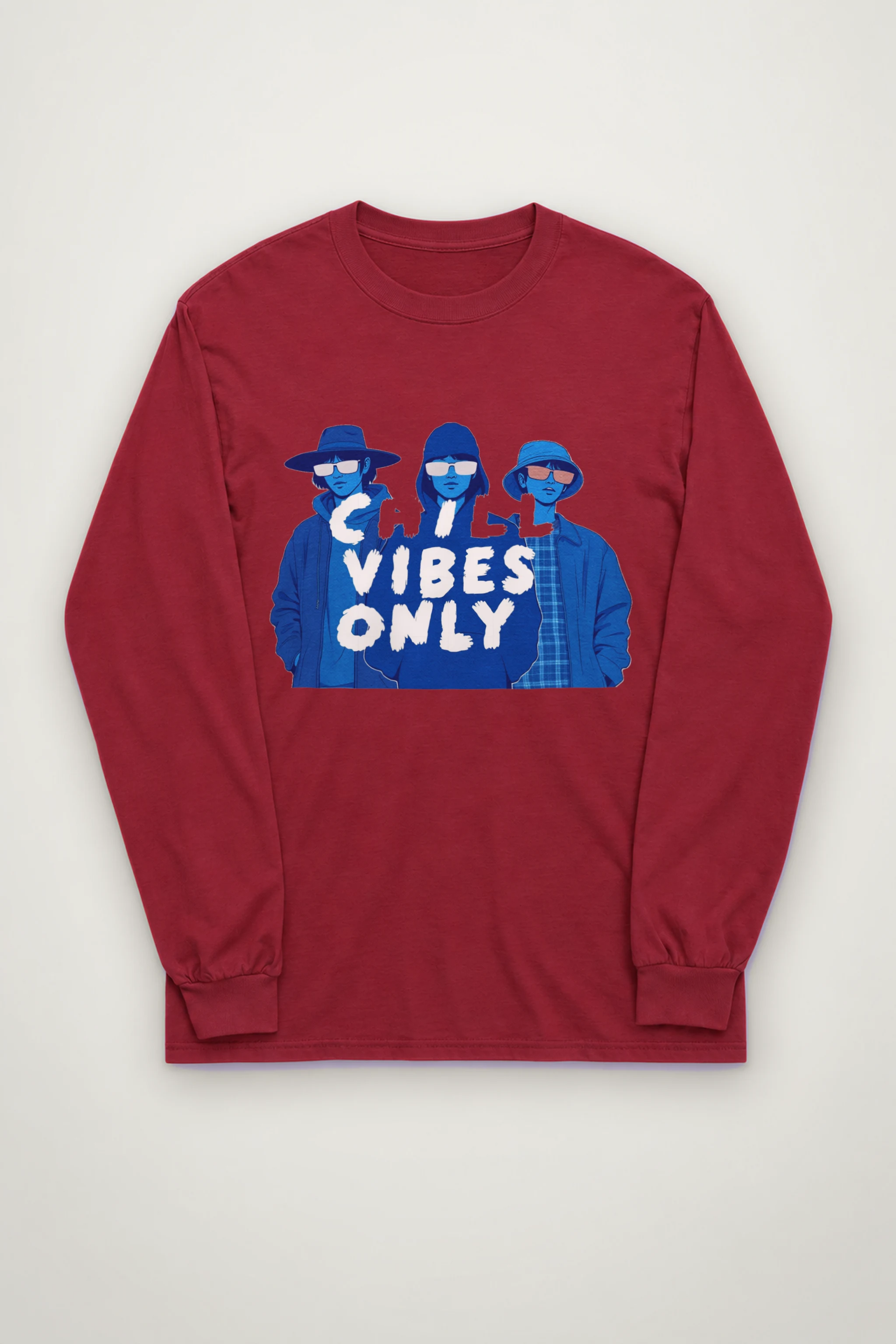 "Chill Vibes Only" Unisex Longsleeve T-shirt