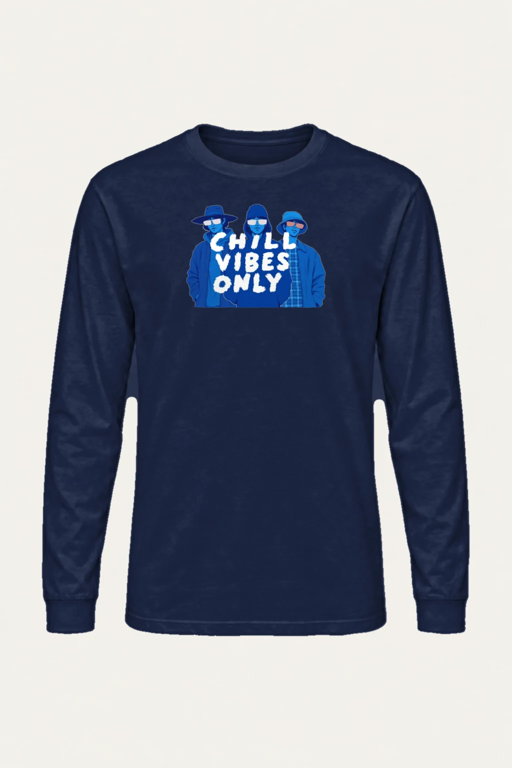 "Chill Vibes Only" Unisex Longsleeve T-shirt | Gildan 2400