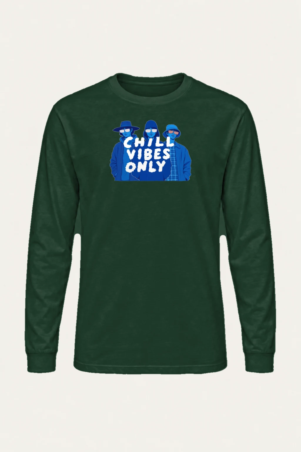 "Chill Vibes Only" Unisex Longsleeve T-shirt | Gildan 2400