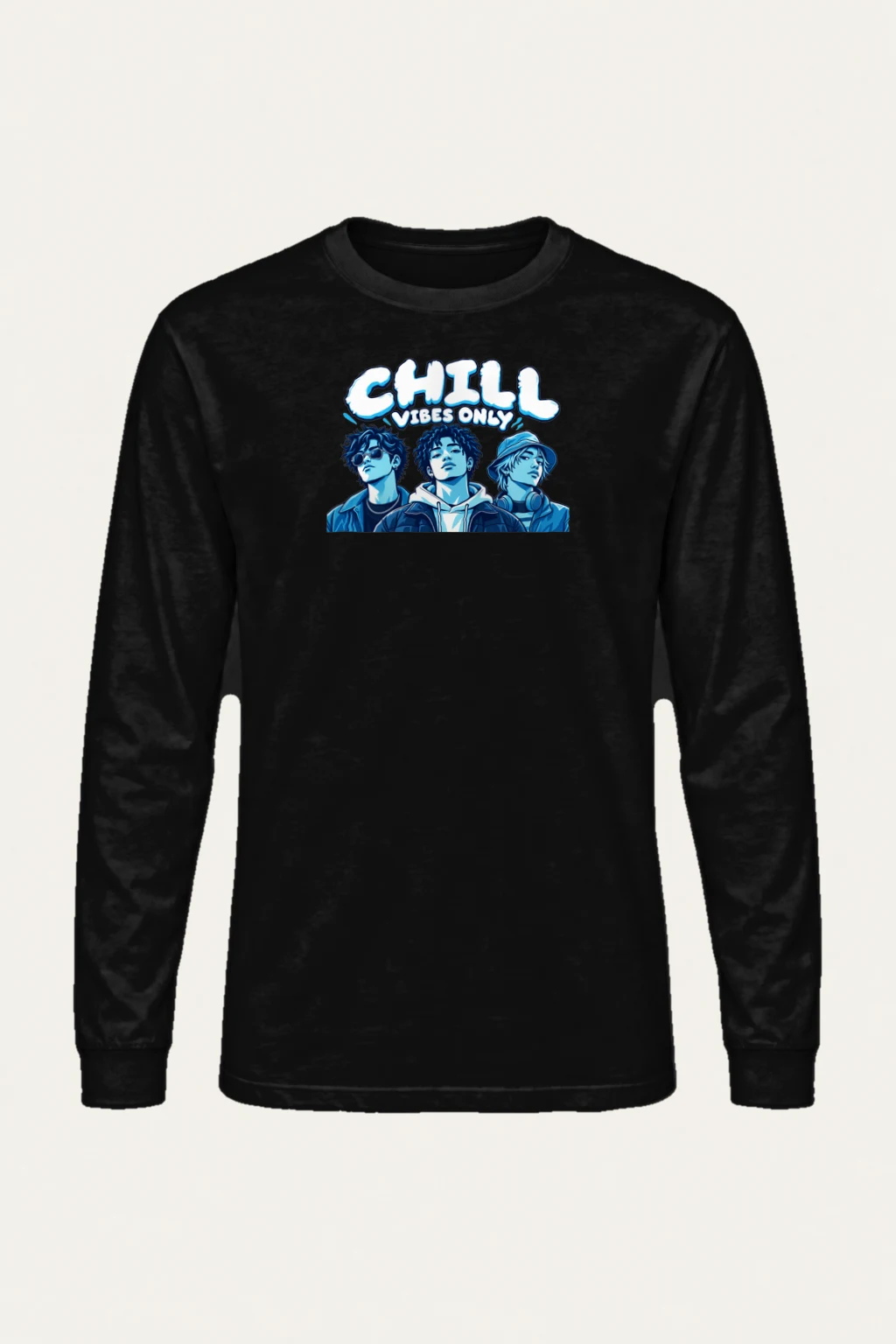 "Chill Vibes Only" Unisex Longsleeve T-shirt | Gildan 2400