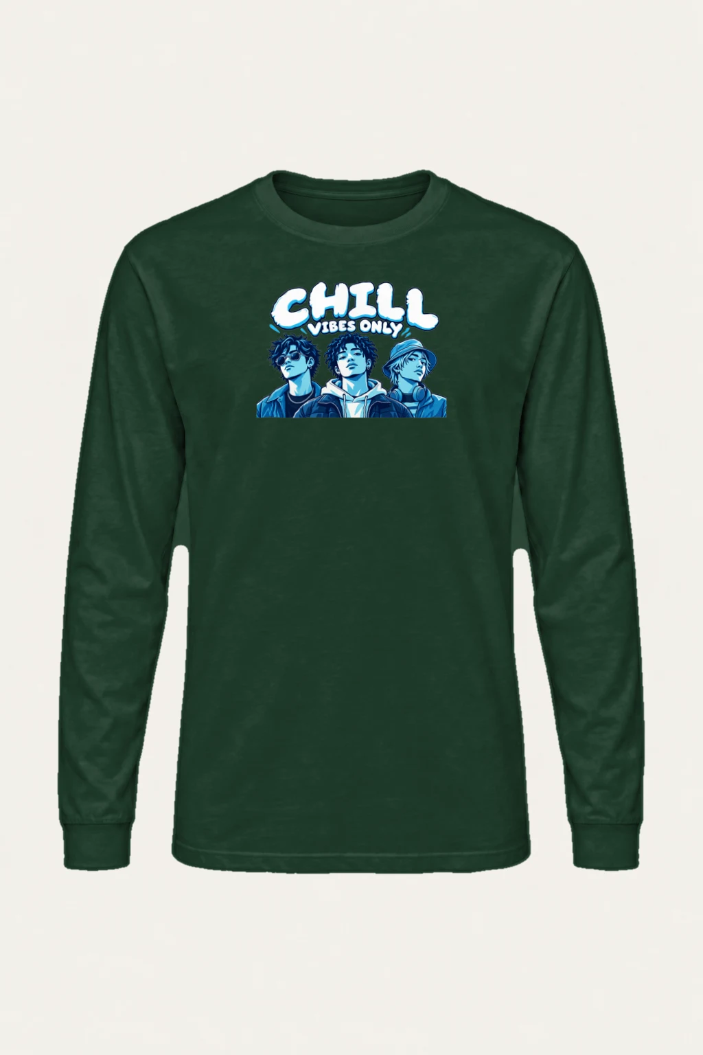 "Chill Vibes Only" Unisex Longsleeve T-shirt | Gildan 2400