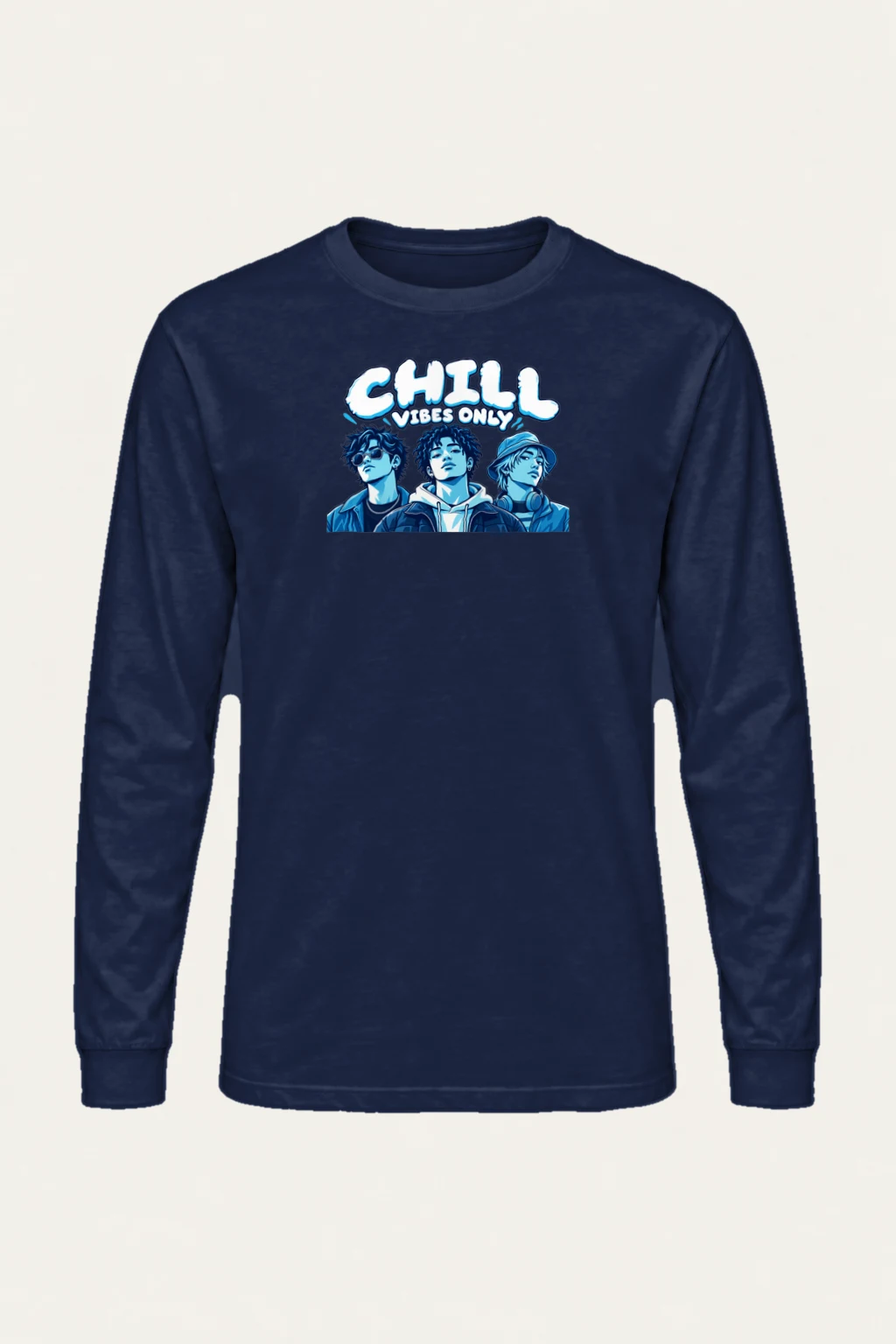 "Chill Vibes Only" Unisex Longsleeve T-shirt | Gildan 2400