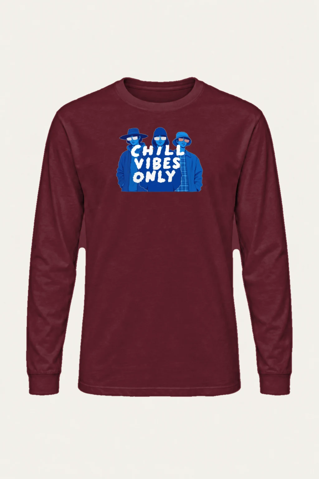 "Chill Vibes Only" Unisex Longsleeve T-shirt | Gildan 2400