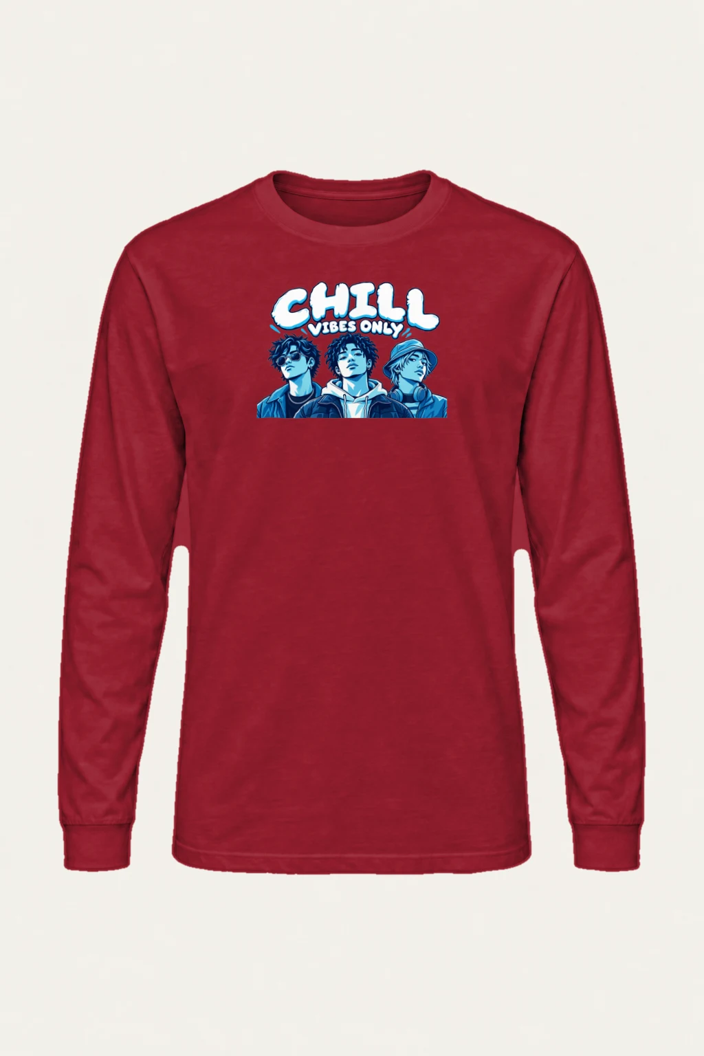 "Chill Vibes Only" Unisex Longsleeve T-shirt | Gildan 2400