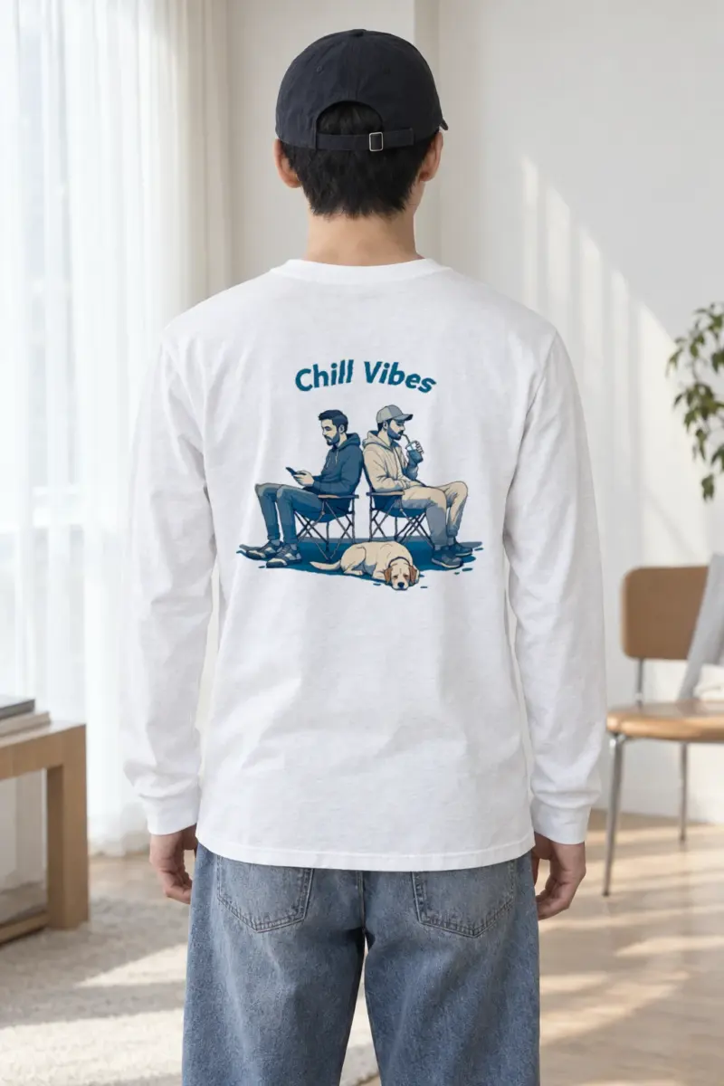 "Chill Vibes" Unisex Longsleeve T-shirt