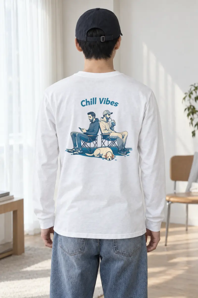 "Chill Vibes" Unisex Longsleeve T-shirt