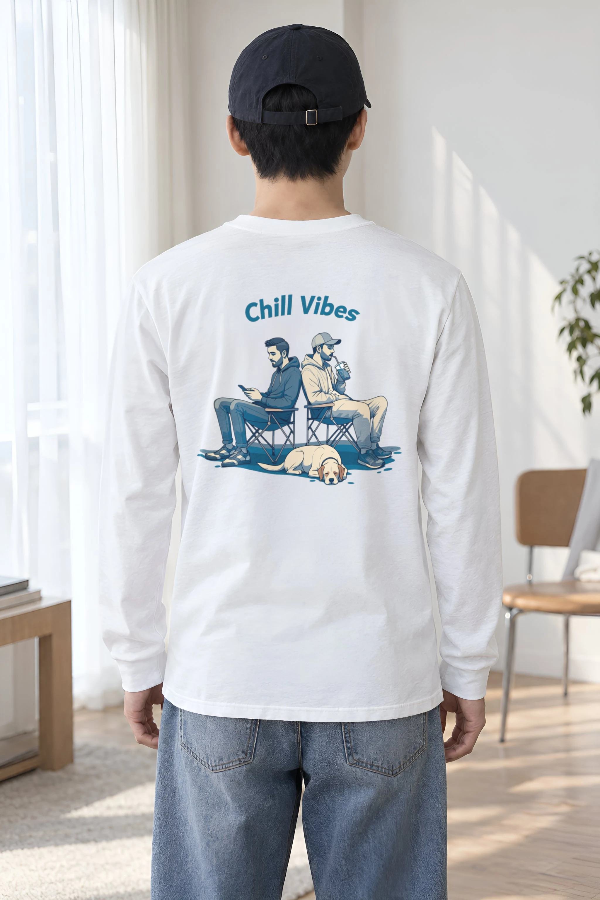 "Chill Vibes" Unisex Longsleeve T-shirt