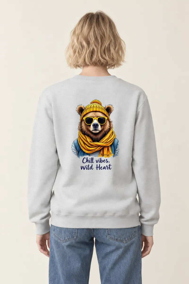 "Chill Vibes Wild Heart" 1 Crewneck Sweatshirt