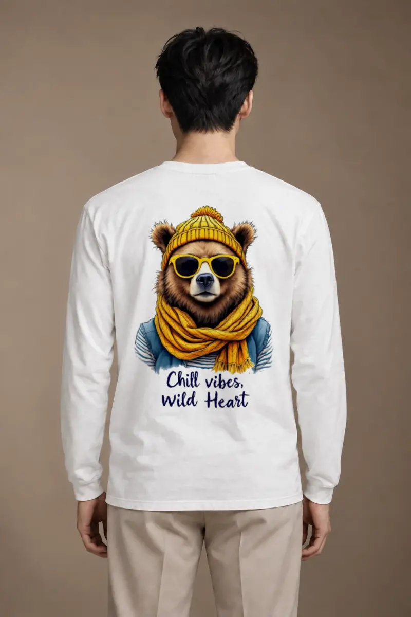 "Chill Vibes Wild Heart" Unisex Longsleeve T-shirt | Gildan 2400