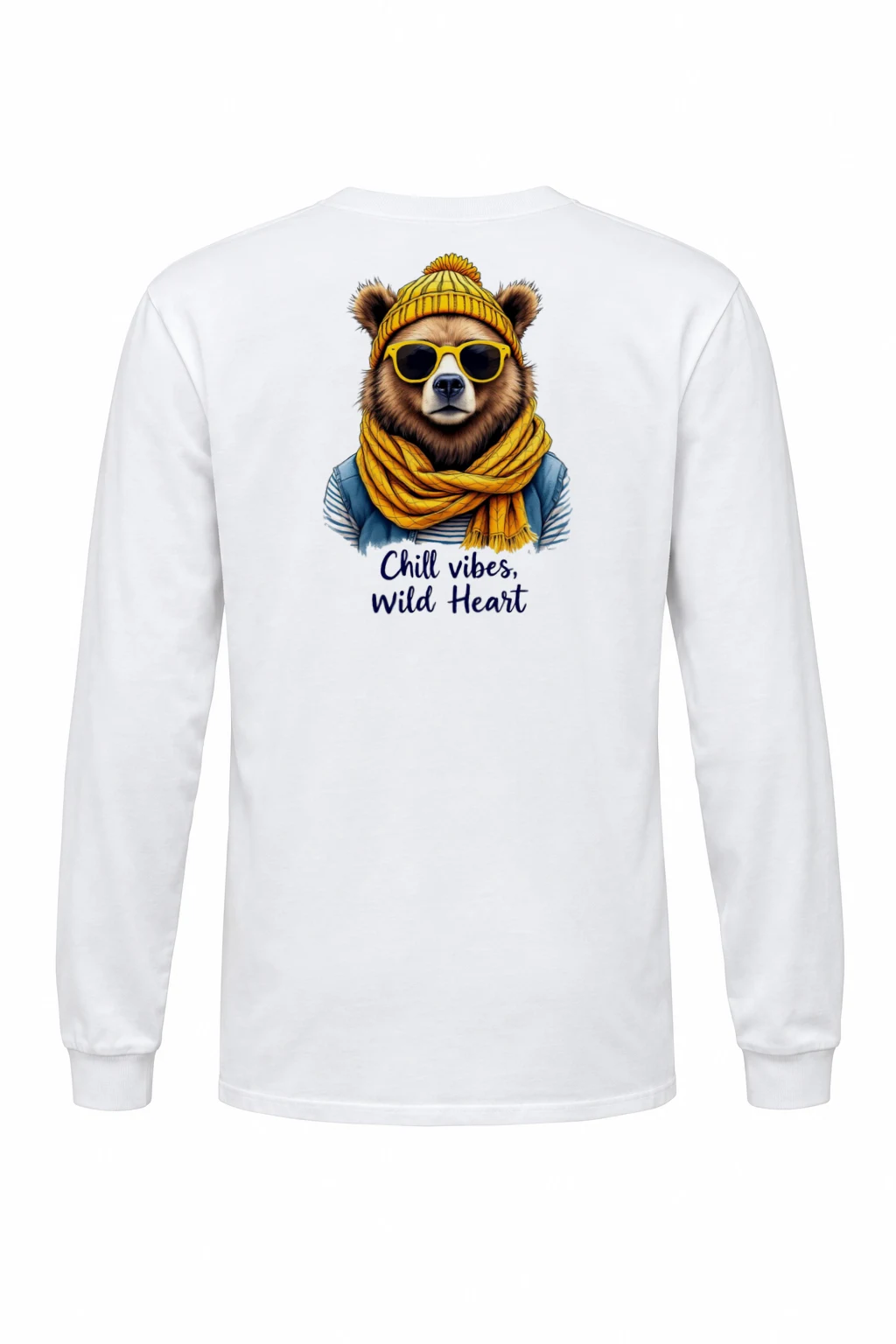 "Chill Vibes Wild Heart" Unisex Longsleeve T-shirt | Gildan 2400