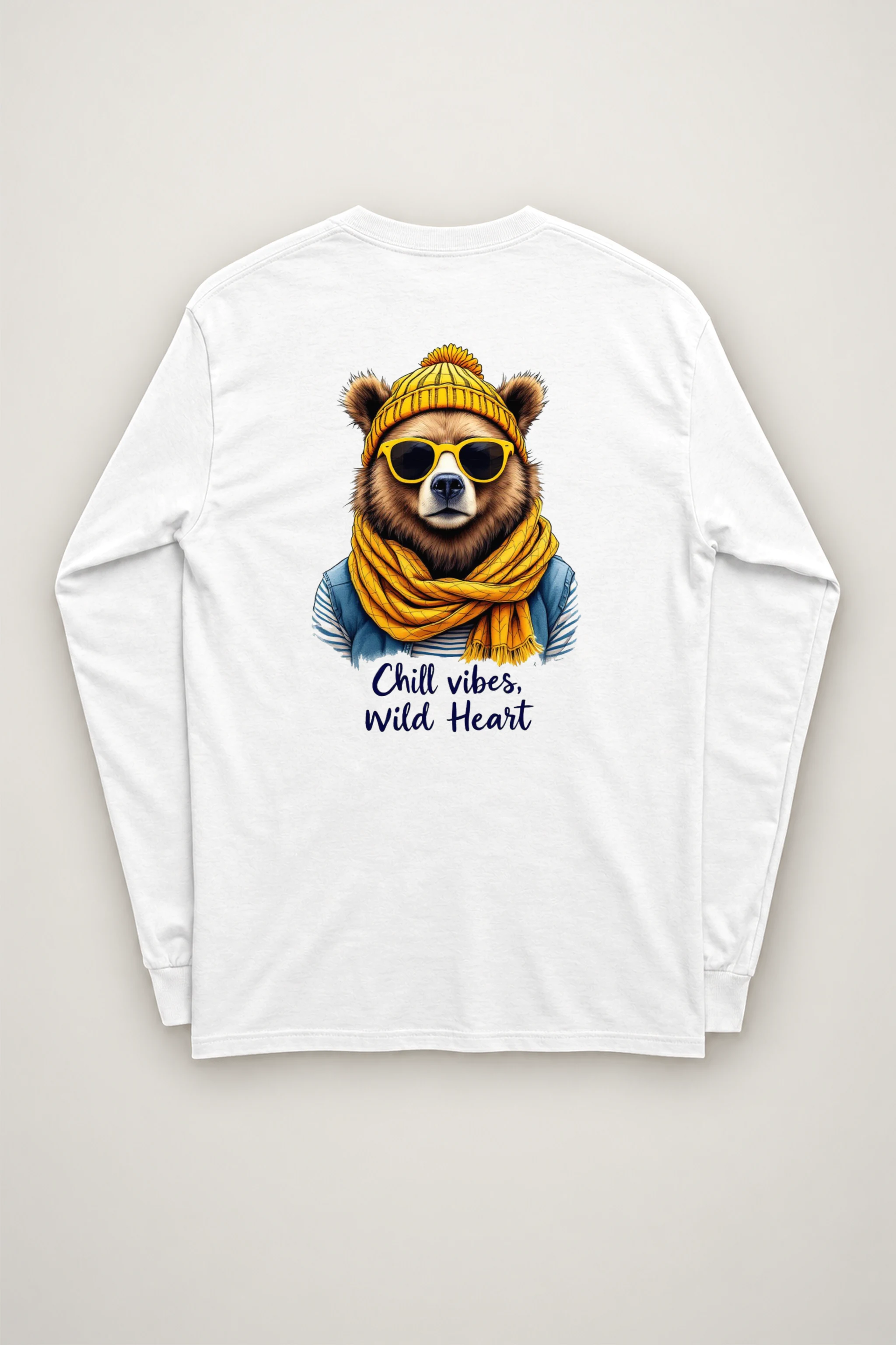 "Chill Vibes Wild Heart" Unisex Longsleeve T-shirt
