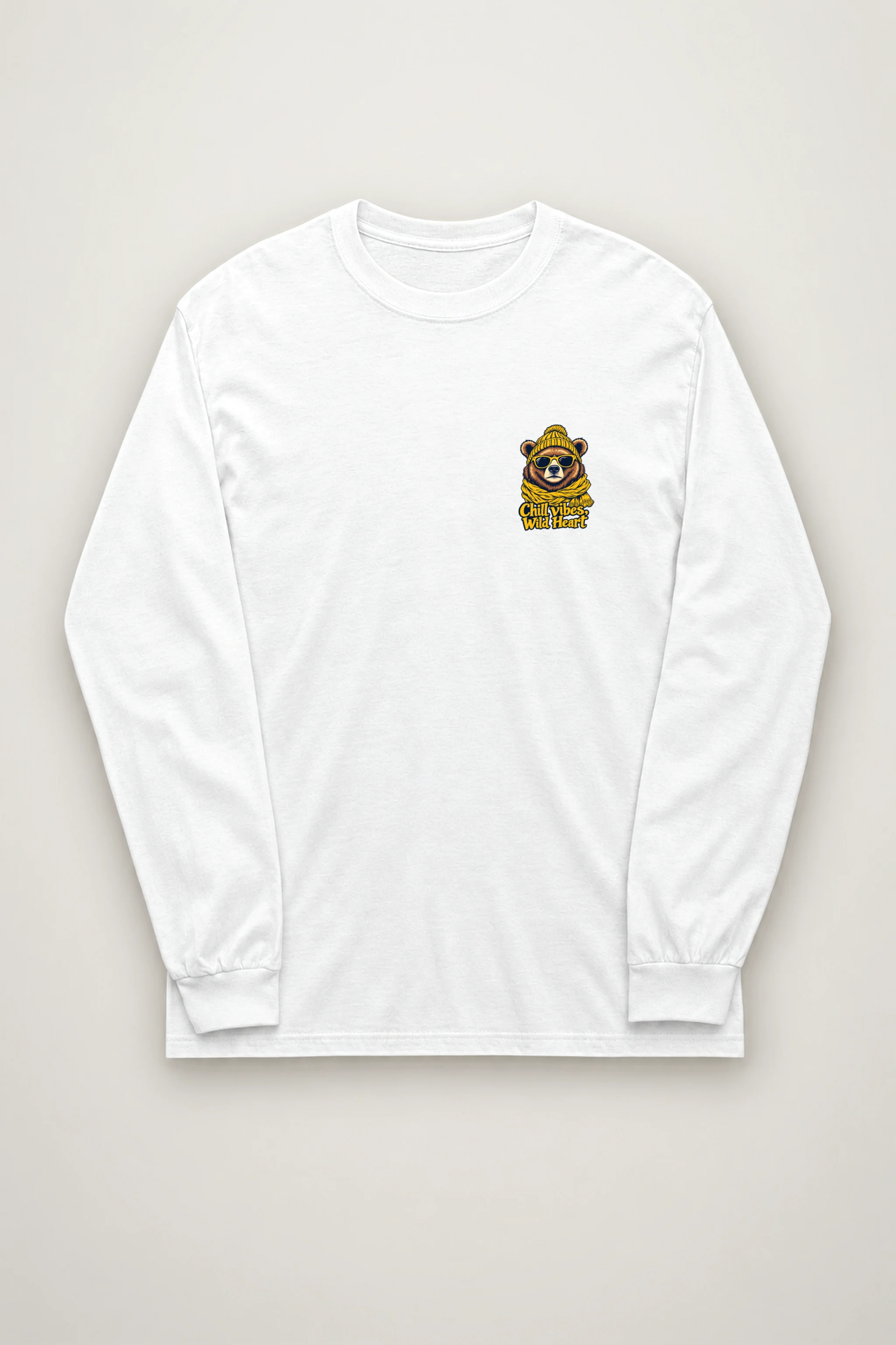 "Chill Vibes Wild Heart" Unisex Longsleeve T-shirt