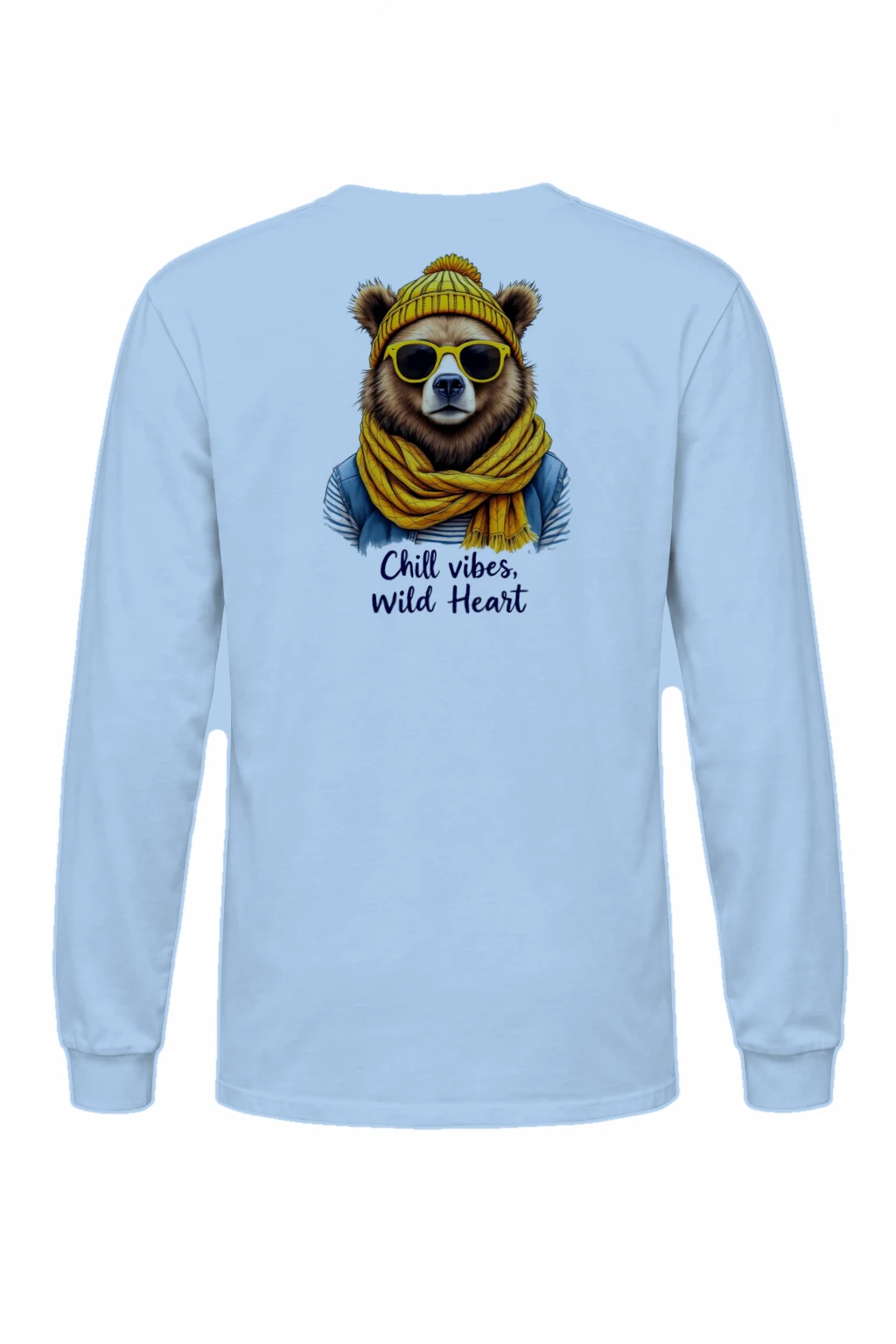 "Chill Vibes Wild Heart" Unisex Longsleeve T-shirt | Gildan 2400